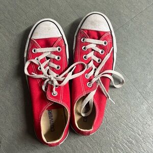 Red Converse All-Star Shoes
